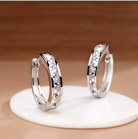 Huitan Classic Design Women Hoop Earrings