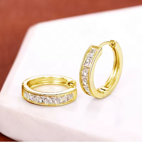 Huitan Classic Design Women Hoop Earrings